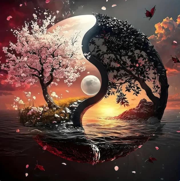 Diamond Painting DIY Craft – Tai Chi Tree Wall Art