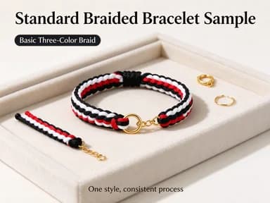 Premium Handmade Woven Bracelet – DIY Craft Project