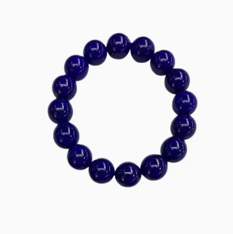 Afghan Lapis Lazuli Beaded Bracelet – Handmade Jewelry Craft Project